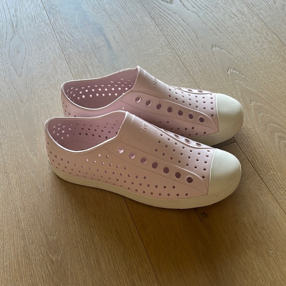 Pink Slip-On Perforated Natives